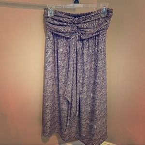Strapless summer dress